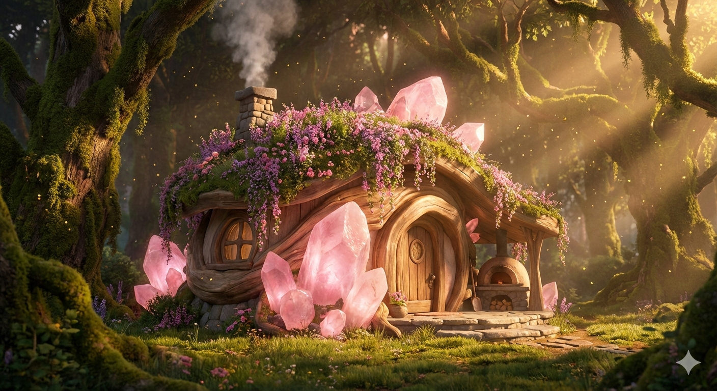 Aida’s crystal cottage