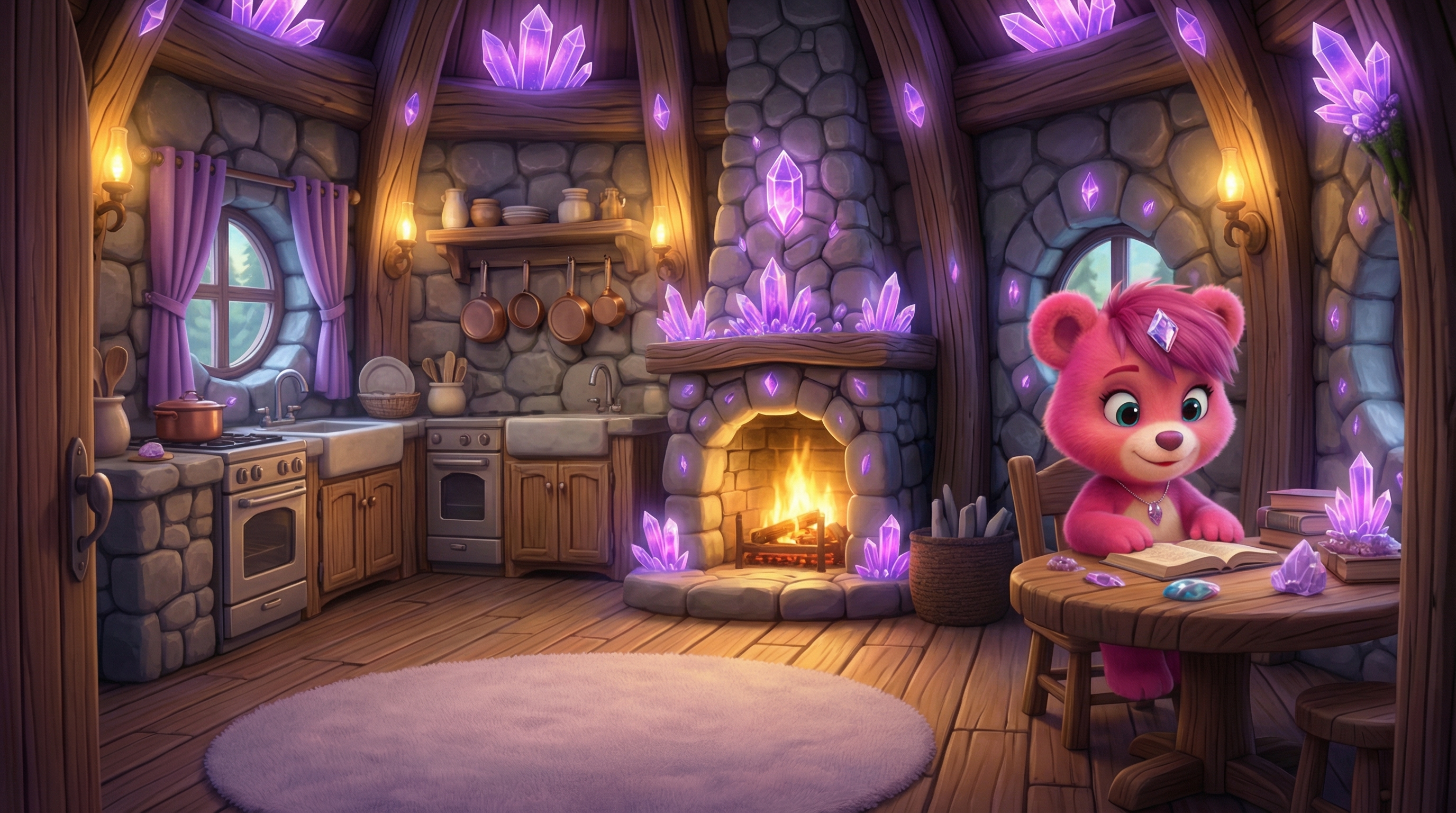 Inside Amie’s cosy home