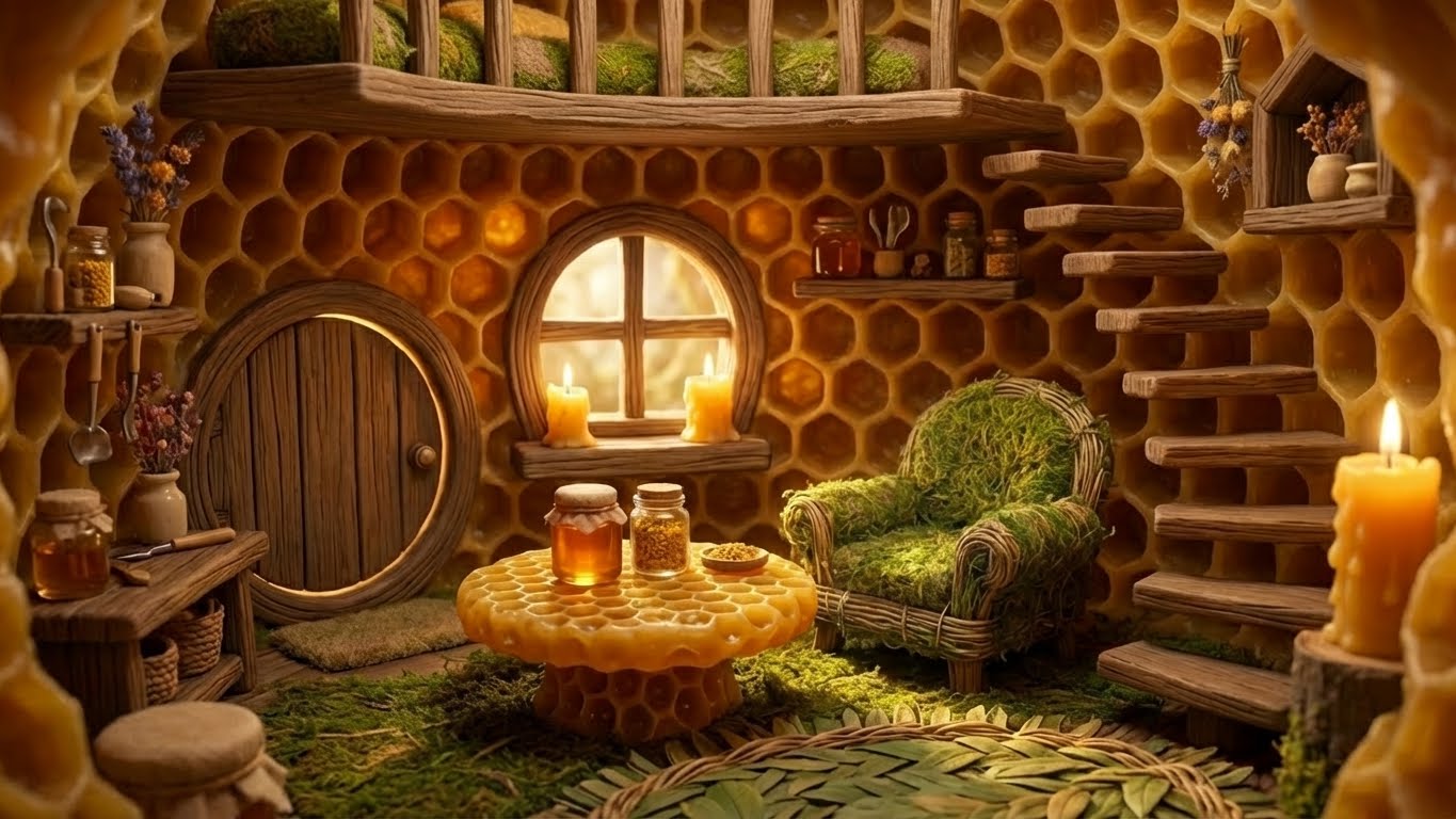 Inside Fuzzby’s cosy home