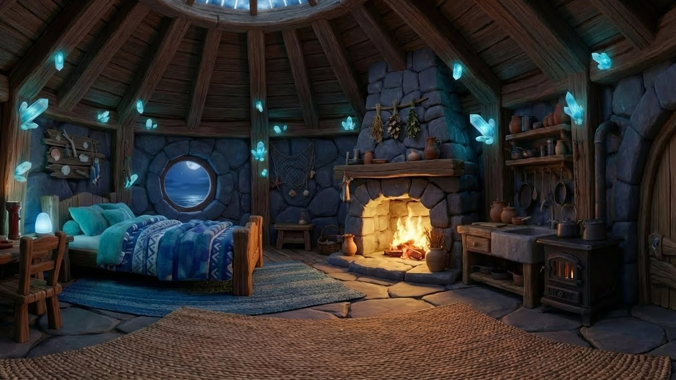 Inside Keen’s cosy home