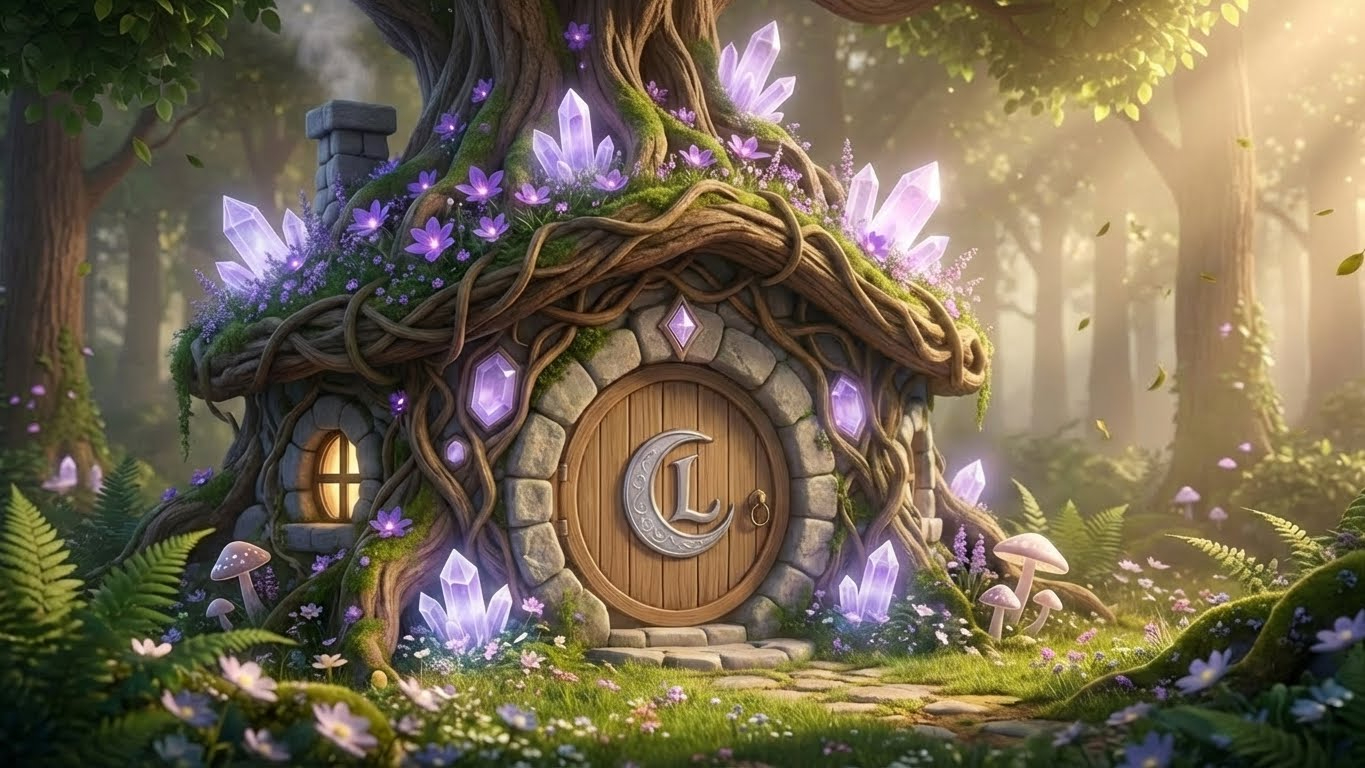 Luna’s crystal cottage