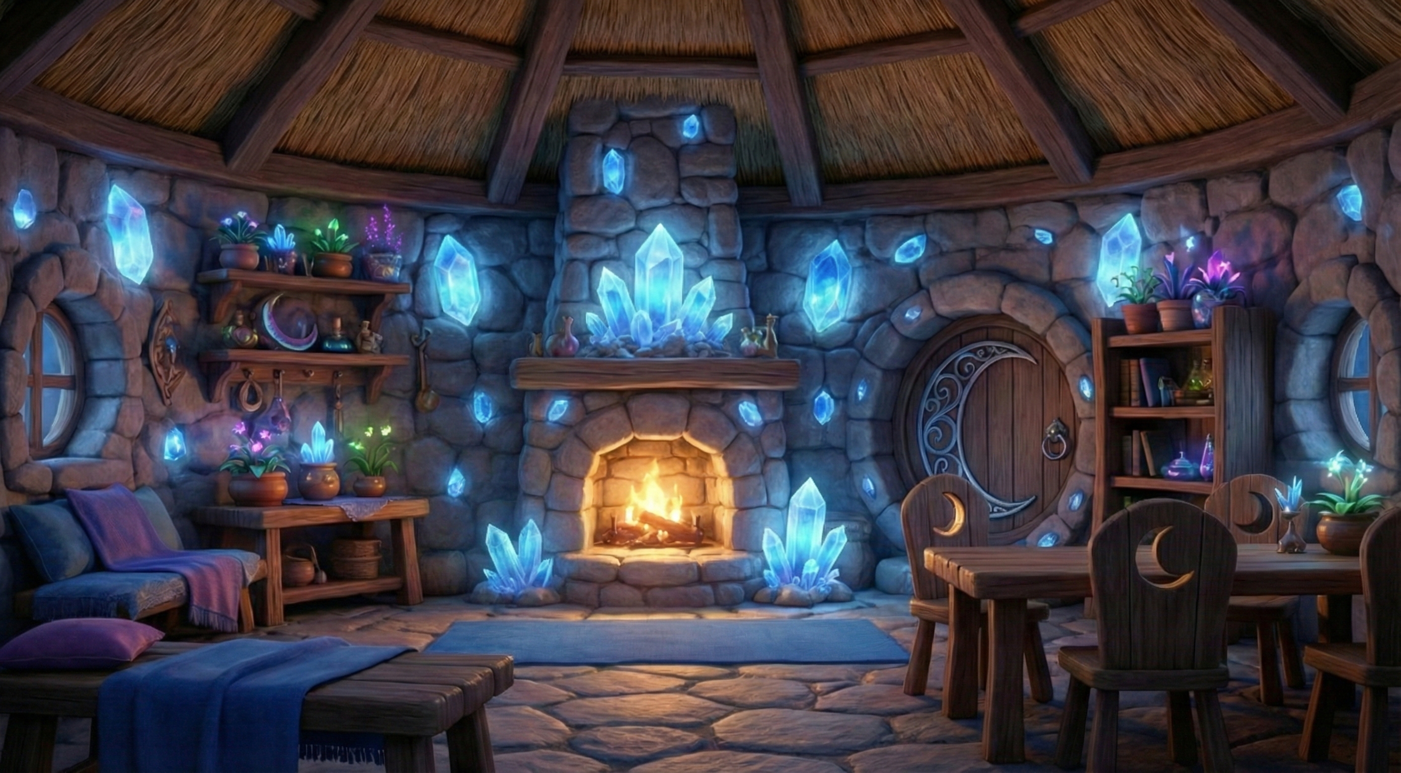 Inside Misty’s cosy home