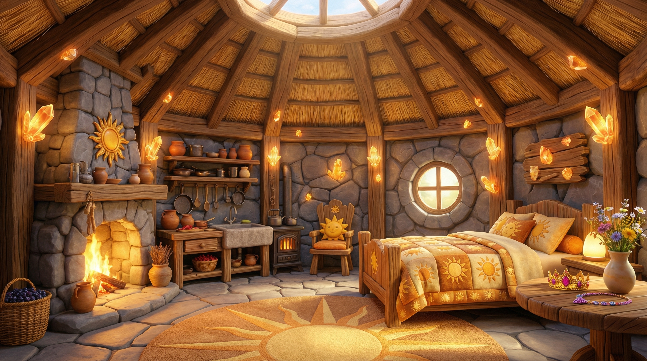 Inside Sunny’s cosy home
